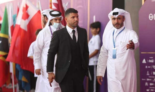 九游娱乐-卡塔尔世界杯分组抽签仪式 阿圭罗携未婚妻出席！